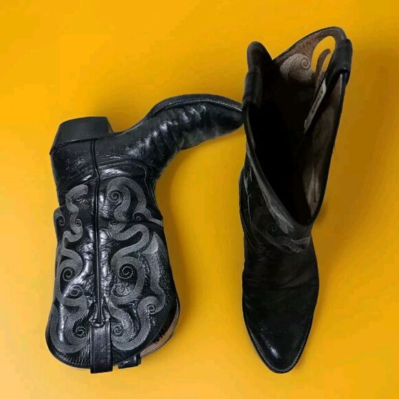 Remington Black Men’s Ostrich Size 10 D Cowboy Boots Pre-Owned main image 12